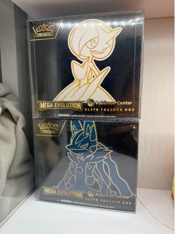 Mega Evolutions Elite Trainer Box ETB Pokemon Center Edition Lucario Gardevoir