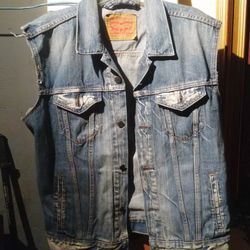 Levi Jean Jacket Vest