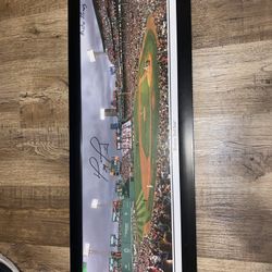 David Ortiz Farewell at Fenway Autographed