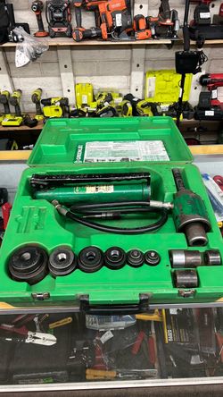 Greenlee Knockout Punch & Hydraulic Driver Set 7306 7306SB SlugBuster Slug Buster