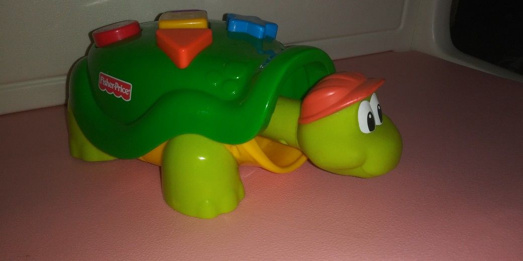 Fisher Price Tappy The Turtle Toy! Hard To Find!