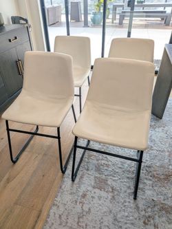 PU leather chairs