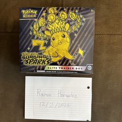 Pokemon Surging Sparks ETB