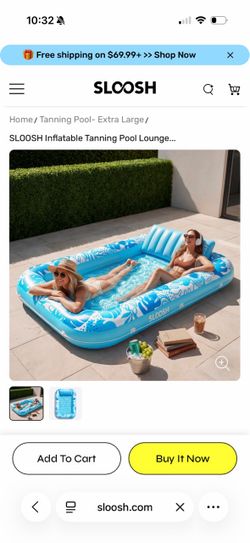 XL Inflatable tanning pool