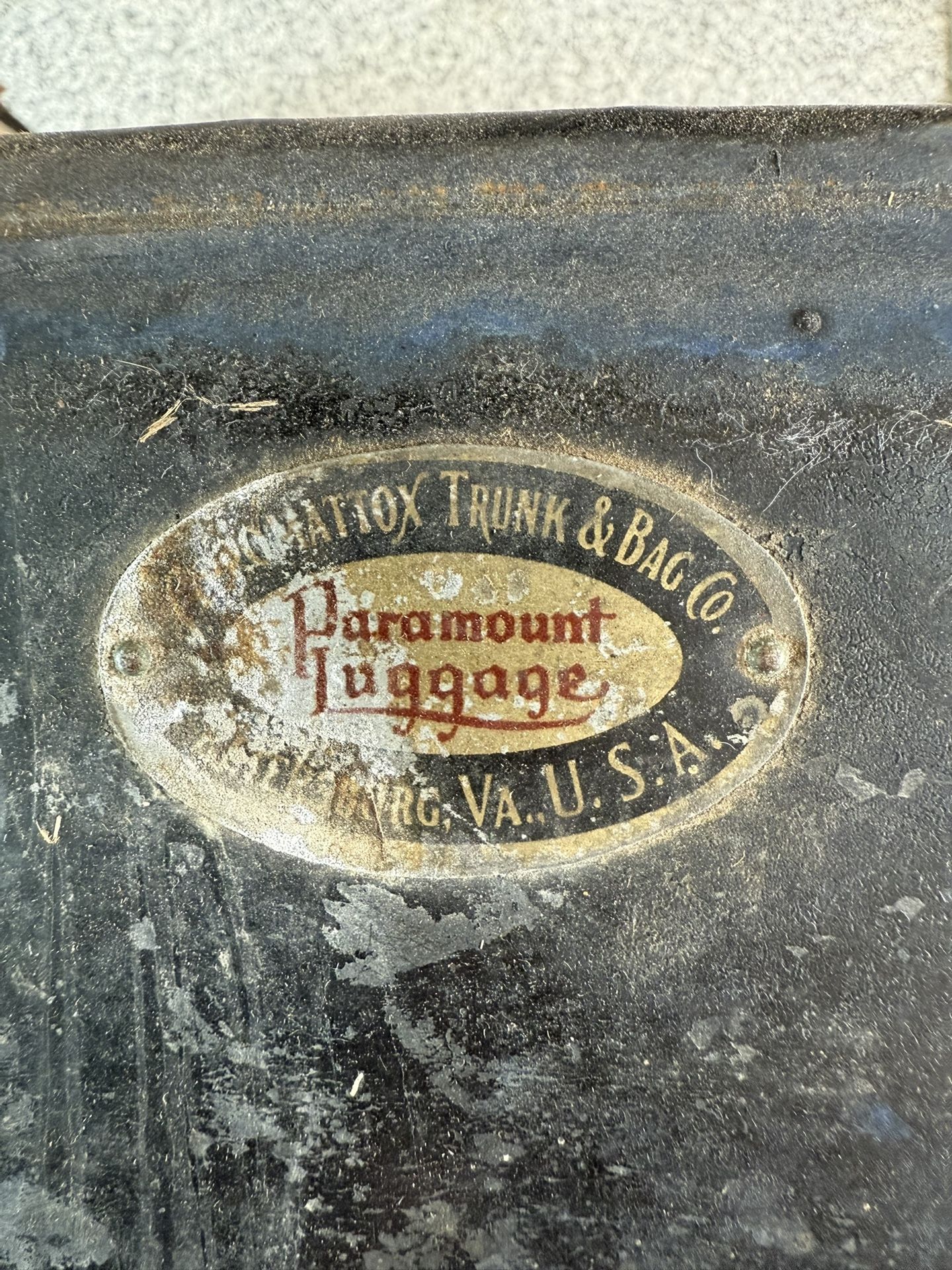 Late 1800s Paramount Luggage Steamer Wardrobe Trunk