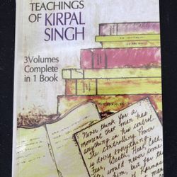 The Teachings of Kirpal Singh 3 Volumes In 1 Book-New