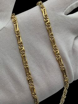20" 4mm 18k gold chain #32390