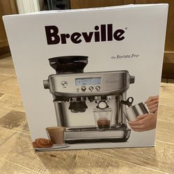 Breville 878 Espresso Machine + Barista Toolkit & 2 Bags Of Free Coffee