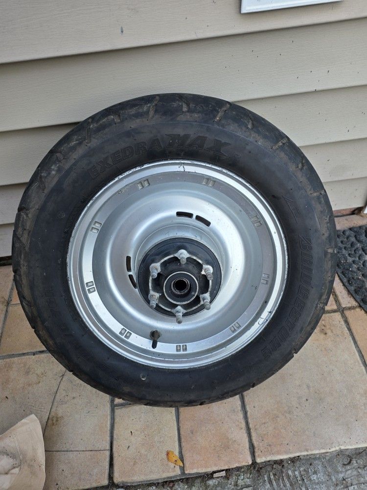 Motorcycle Wheel And Tire