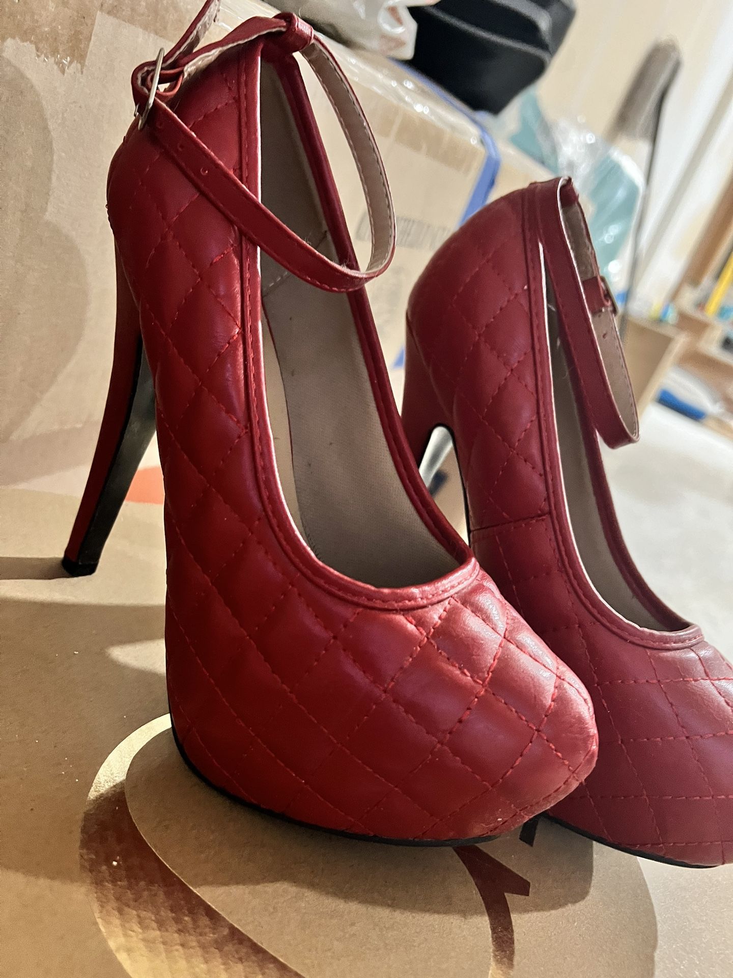 Red high heels