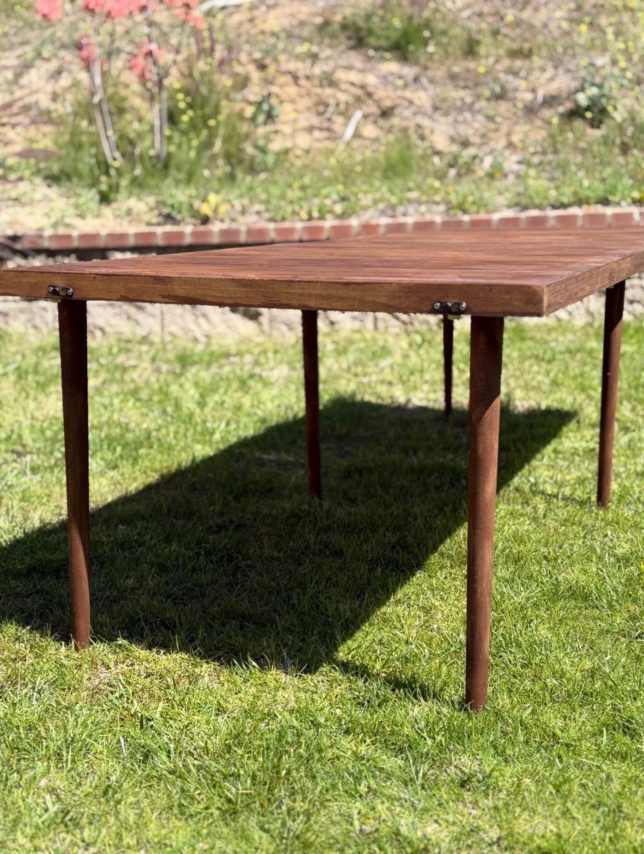 New Boho Picnic Table- Handcrafted