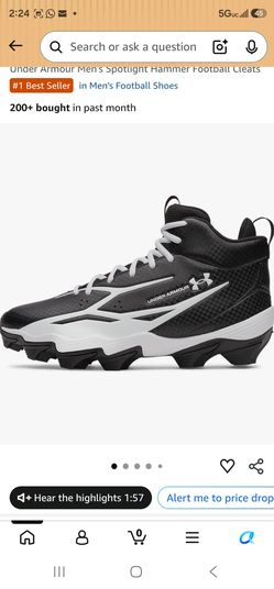 Under Armour Men's Spotlight Hammer Football Cleats