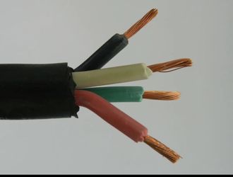 50 ft 4/4 SOOW SOO SO Black Rubber Cord Outdoor Flexible Extension Wire/Cable