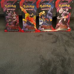 4-Pack NIB Pokémon TCG: Scarlet & Violet—Destined Rivals Booster Packs