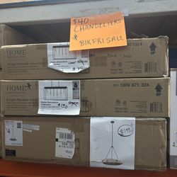 Chandeliers- $40 Each