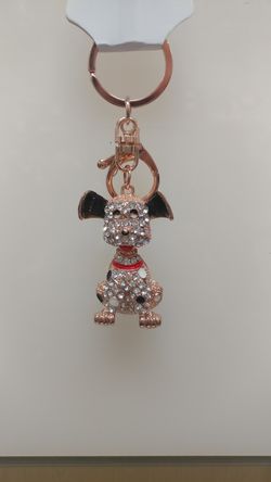 Jeweled Dog Keychain ( NEW )