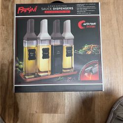 Parini 4 Piece Auto-Pour Sauce Dispenser 
