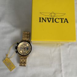 Invicta 18k Gold Plated Watch