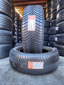 235/60/18 MICHELIN CROSS CLIMATE (2 TIRES ONLY SEMI NEW)