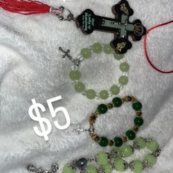 Jade Bracelet And Rosary 