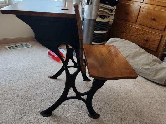 Antique School Desk