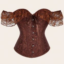 Women’s Corset W/ Lace Sleeves