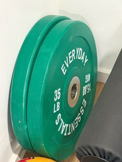 35 Pounds rubber plates