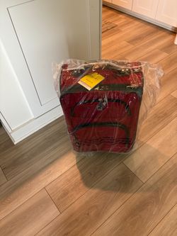 Delsey Paris Red Carry-On Luggage
