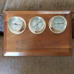 Weather Ganges / Meteorology Plaque 