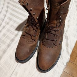 New Justin Boots Steel Toe