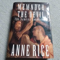MEMNOCK THE DEVIL BY ANNE RICE 1995 KNOPF FIRST EDITION HARDCOVER BOOK W/DUST JACKET 