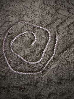 GRA Certified tennis chain 24 inches