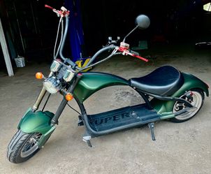 Electric Chopper style E-bike Motorcycle Eahora M1P