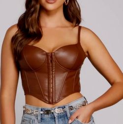 New Brown corset top