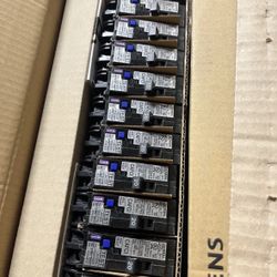 10 x  SIEMENS QA120AFCN PLUG ON NEUTRAL 20A AFCI ARC FAULT BREAKERS NEW IN BOX
