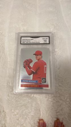 2018 Donruss Optic Shohei Ohtani #RR1 1984 Style Rated RC (GMA 10)