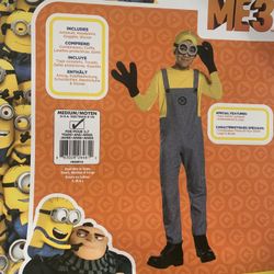 Child Minion Dave Customer Size 8-10