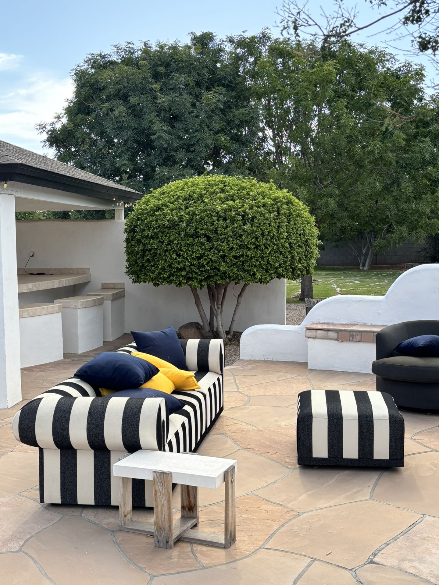 Outdoor couch and Chair