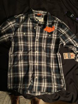 Boys 10/12 button up shirts