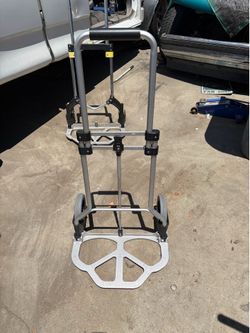 Hand truck foldable dolly