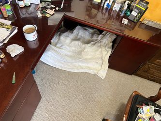 L shaped executive desk solid wood
