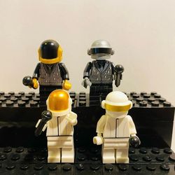 Daft Punk Minifigures Music Collectibles | New Custom LEGO Compatible Toy
