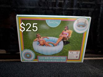 Luxe mini inflatable pool