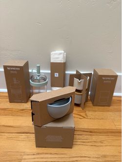 NEW Nespresso accessories: mini capsule jar, serving set, iced tumbler, cappuccino mug, ice cube tray, tote bag