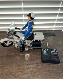 motocicleta de policía de juguete
