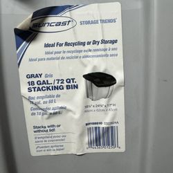 2    18 Gal Storage Containers 