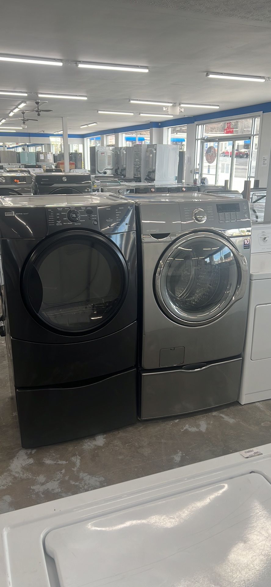 Kenmore & Samsung Mix Match Front Load Washer & Dryer Set