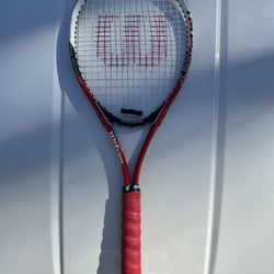 Wilson Tennis Racket With New Grip