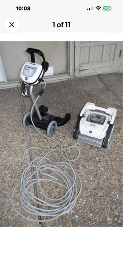 Polaris P825 Pool Cleaner, Control Box, Floating Cable And Caddy
