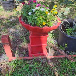 A stand to put plant inside of it